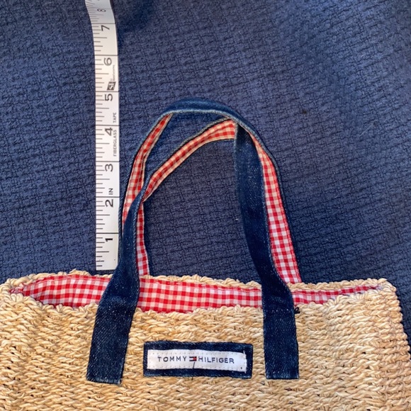 VINTAGE Tommy Hilfiger Small, natural straw Purse - Picture 7 of 7